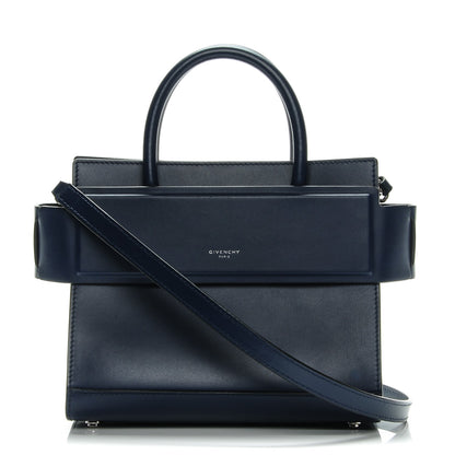 Givenchy Smooth Calfskin Mini Horizon Satchel Navy 1 of 7