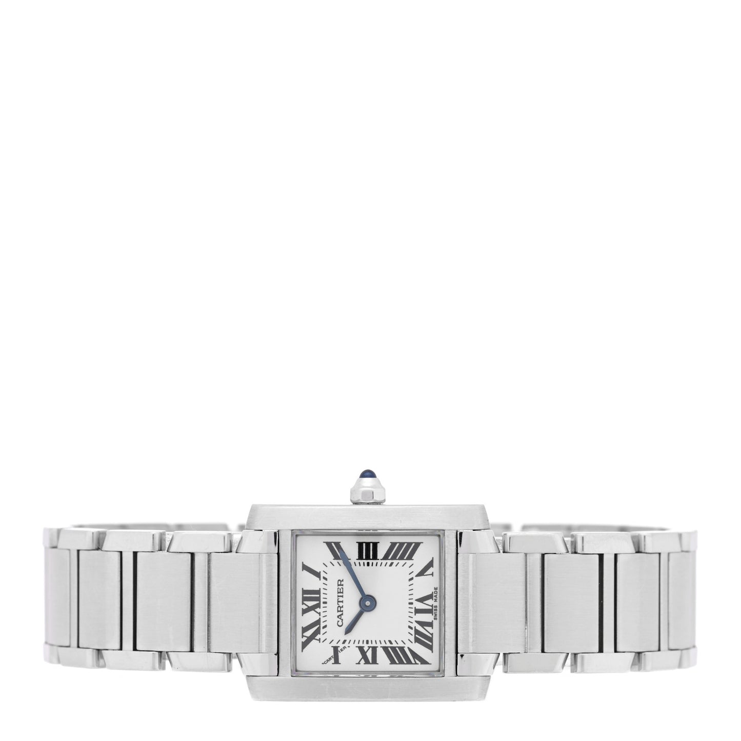 Stainless Steel 20mm Tank Francaise Quartz Watch