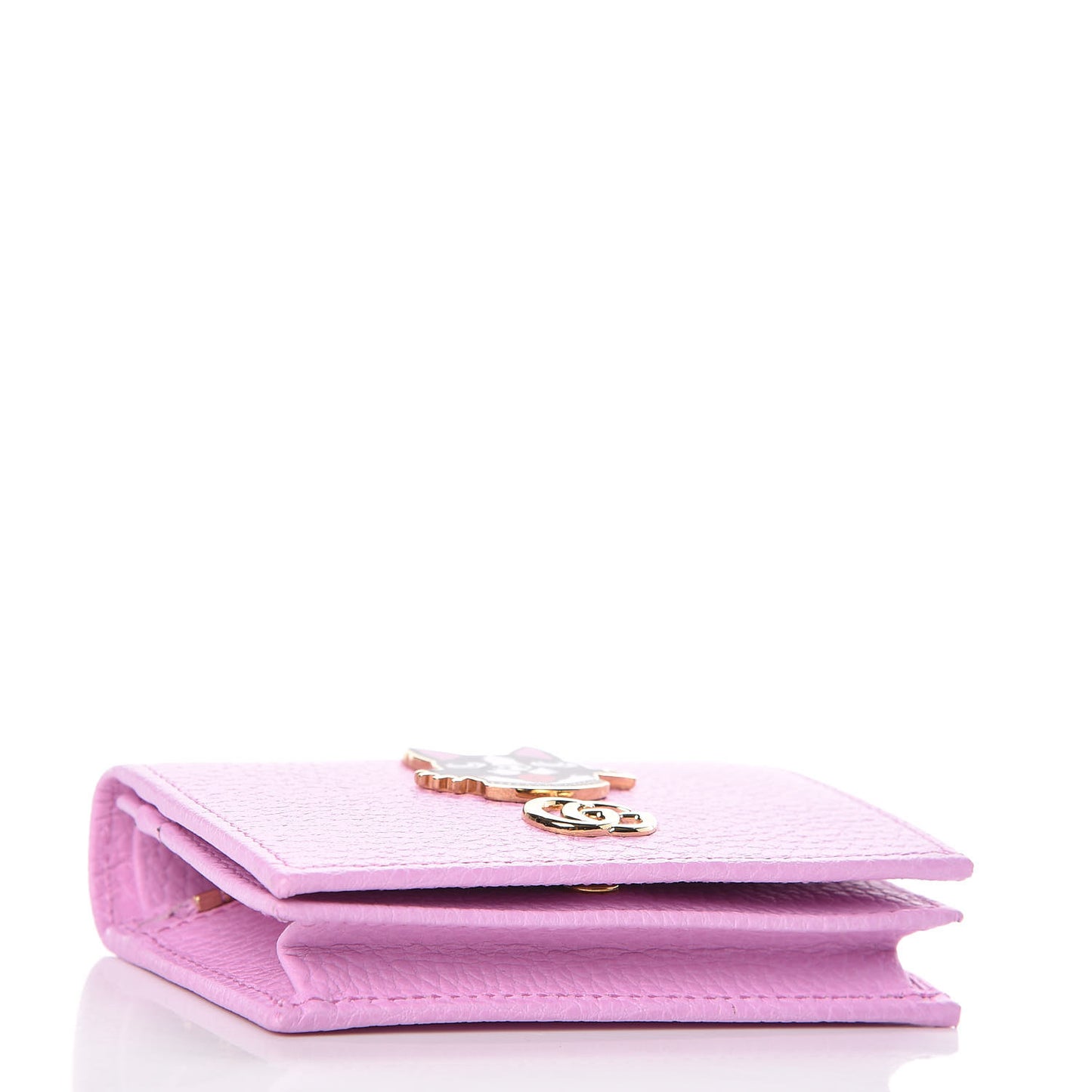 Dollar Calfskin Bosco Card Case Wallet Malva