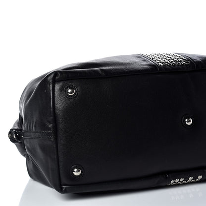 Saint Laurent Chevre Large Rock Stud Easy Y Black 18 of 19