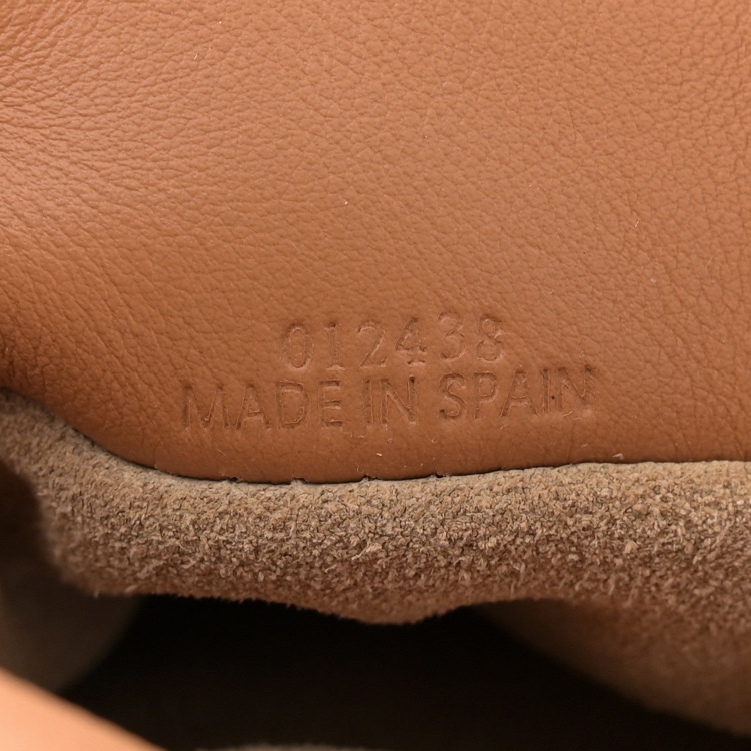 Loewe Calfskin Mini Flamenco Knot Clutch Warm Desert 7 of 10