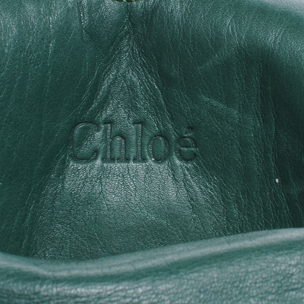 Chloe Python Silverado Shoulder Bag Emerald 5 of 7