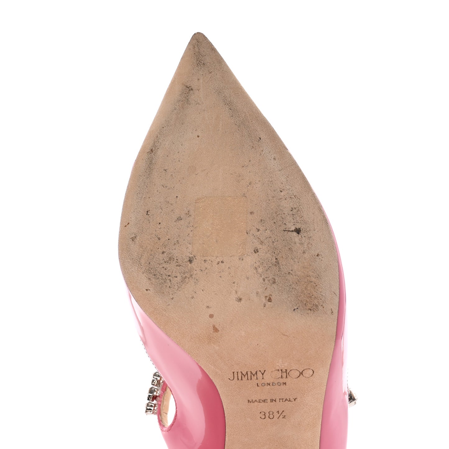 Patent Crystal Bing 100 Pumps 38.5 Candy Pink