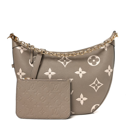 Louis Vuitton Empreinte Monogram Giant Loop Hobo Dove Gray Cream 3 of 10