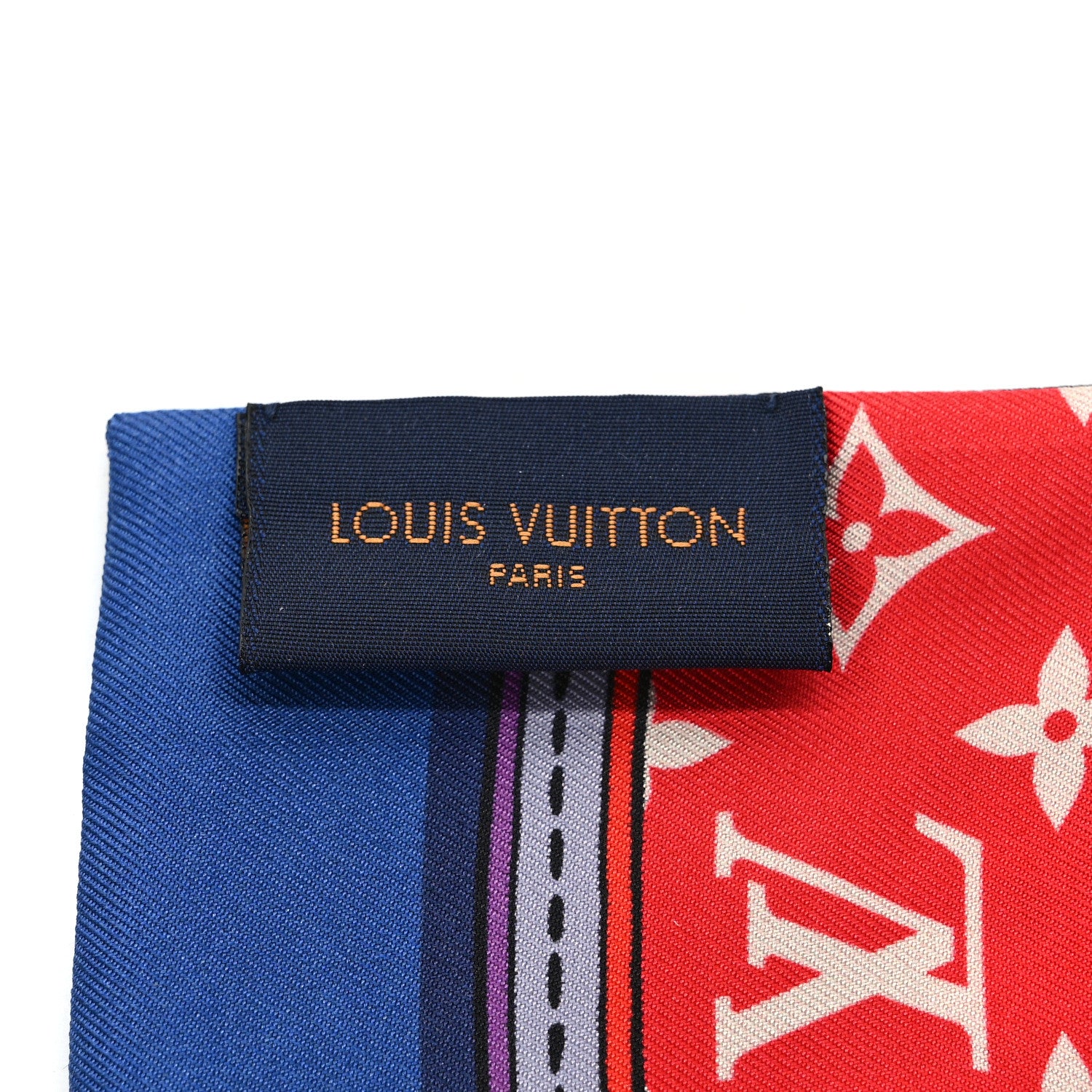Louis Vuitton Silk Monogram Superstition Bandeau Black 3 of 3
