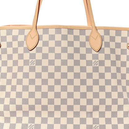 Louis Vuitton Damier Azur Neo Neverfull GM Rose Ballerine 8 of 11
