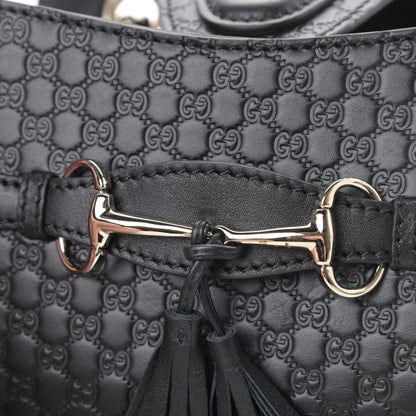 Gucci Microguccissima Mini Emily Shoulder Bag Black 11 of 11