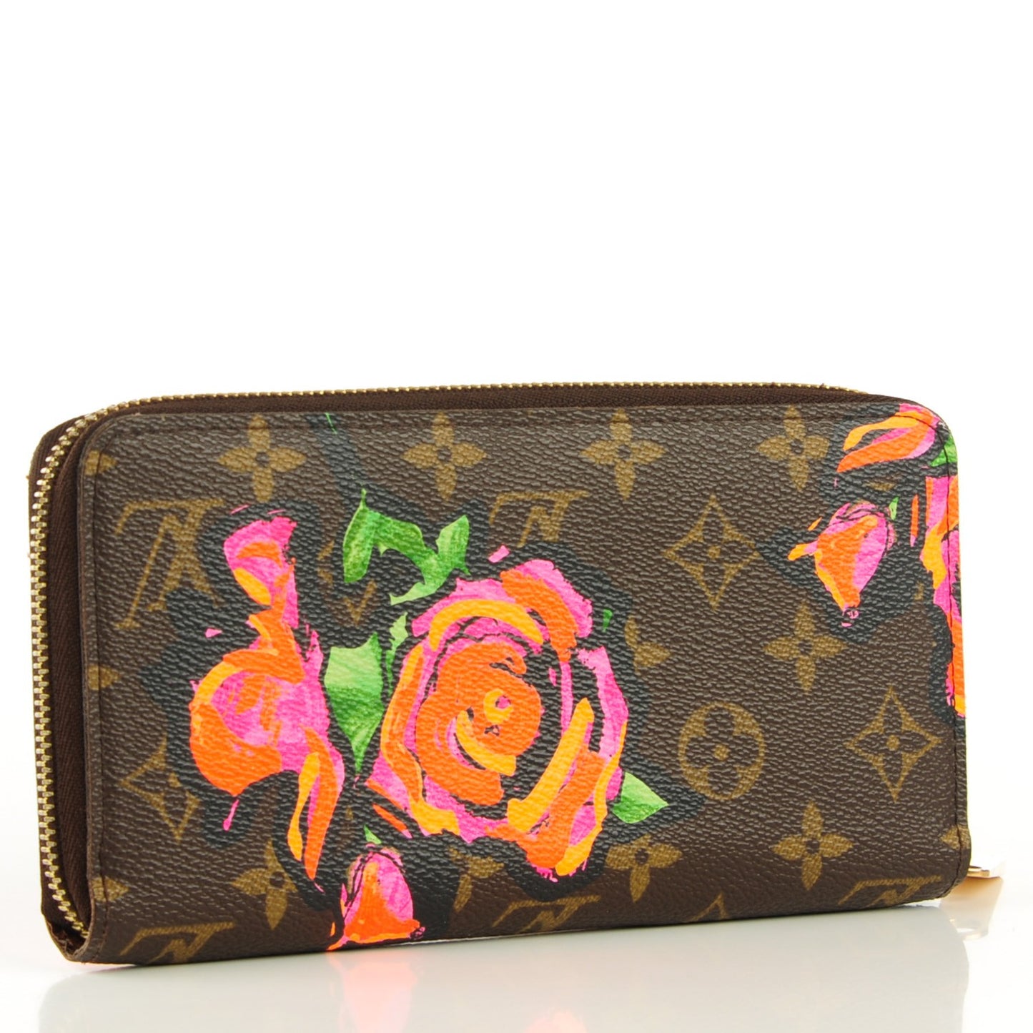 Monogram Roses Zippy Wallet