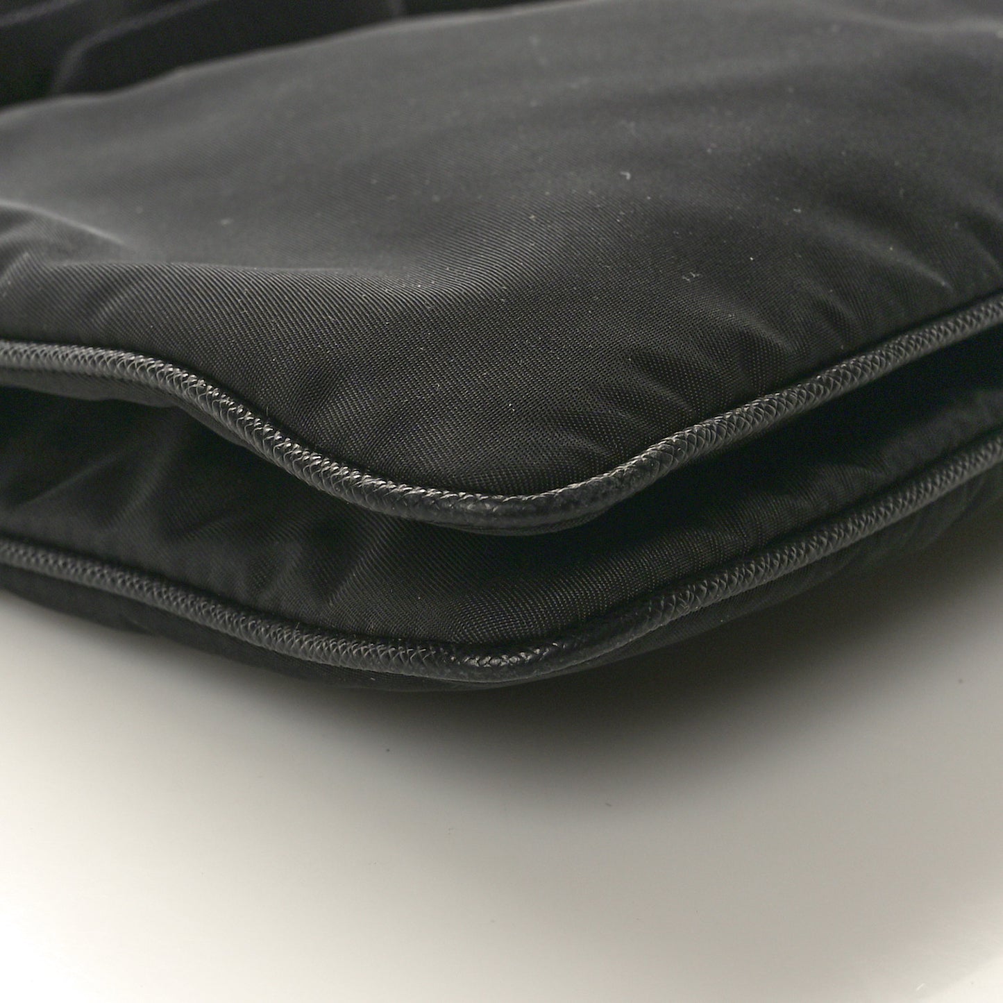 Re-Nylon Saffiano Re-Edition 2000 Double Zip Crossbody Bag Black