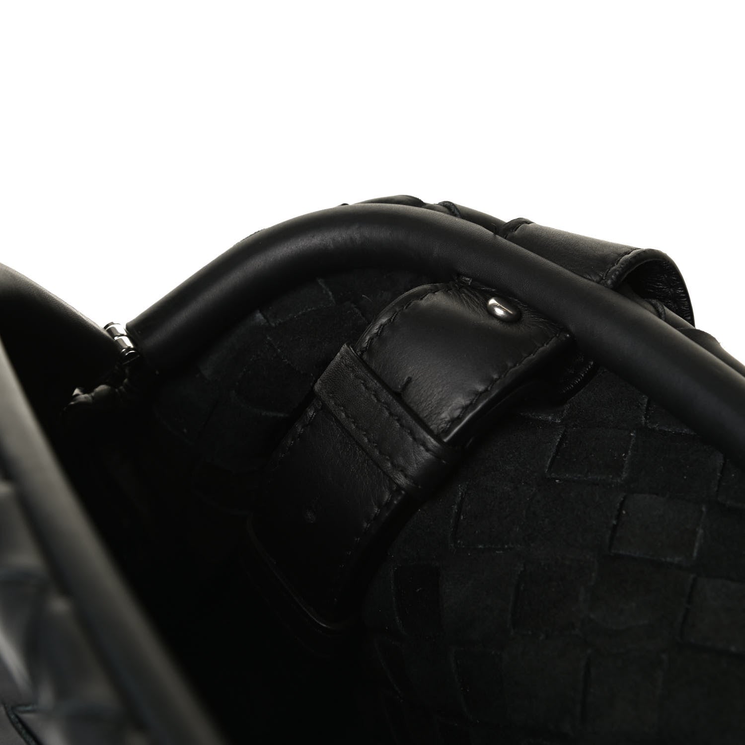 Bottega Veneta Nappa Intrecciato Messenger Bag Black 10 of 16