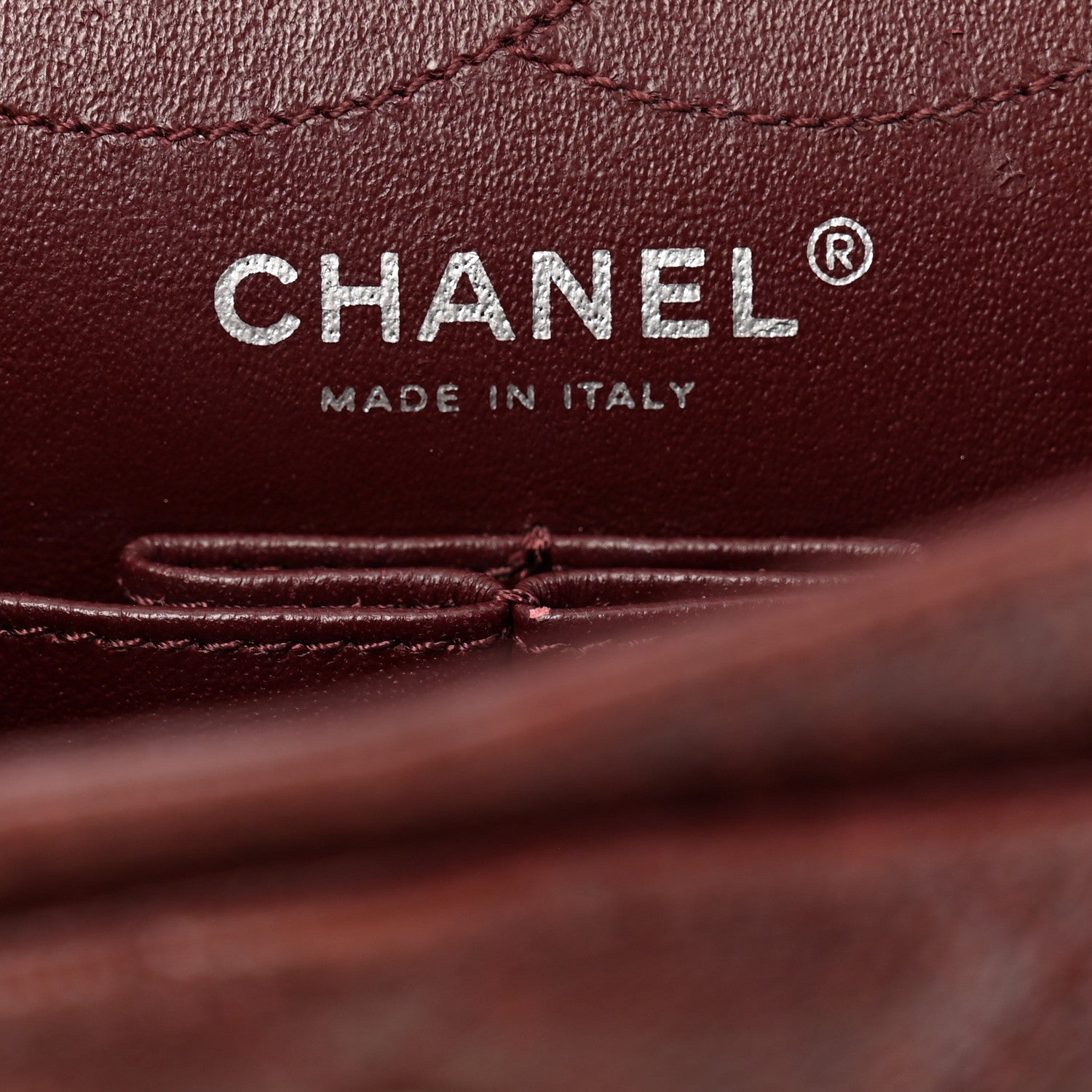 Chanel Caviar Quilted 2.55 Reissue 225 Flap Burgundy 6 of 12