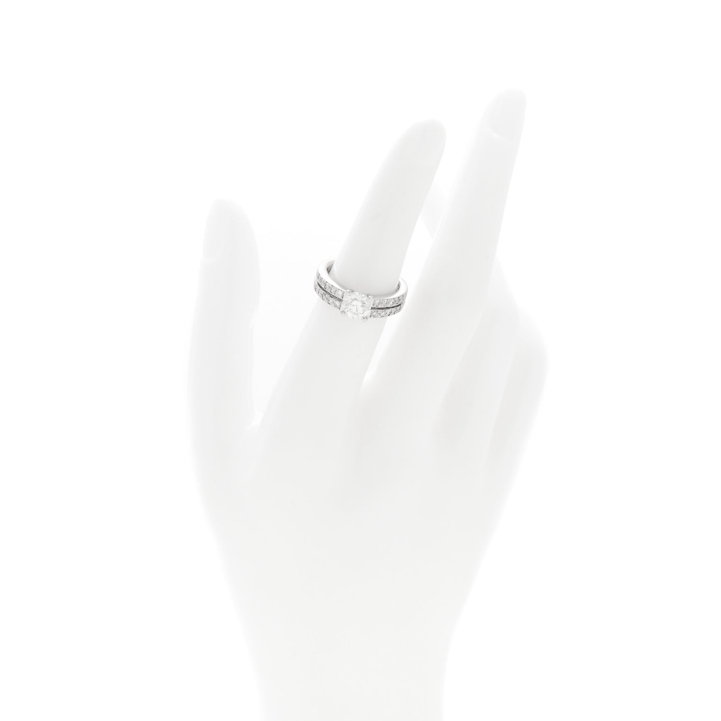 Platinum Diamond 1.00ctw Round Engagement Ring  50 5.5