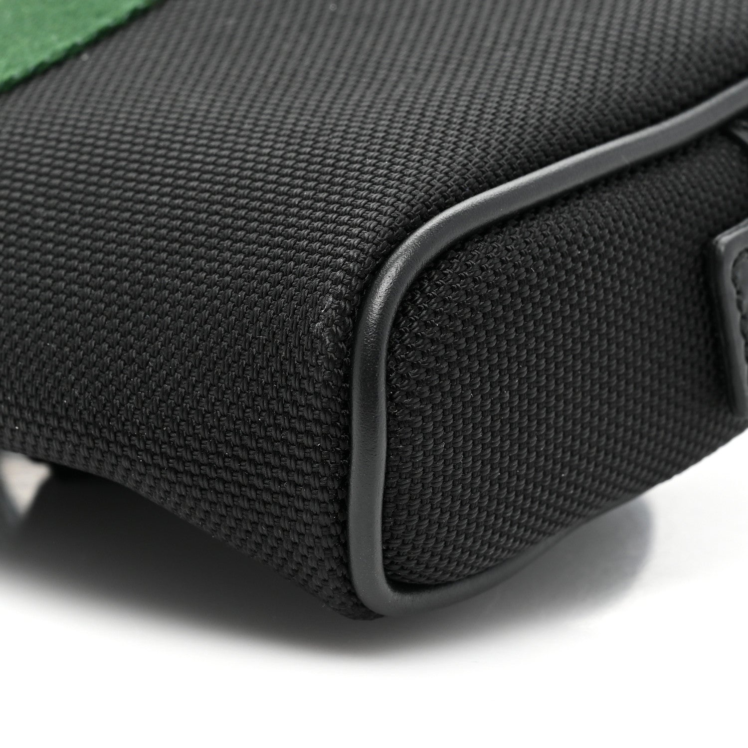 Gucci Canvas Web Slim Belt Bag Black 8 of 8