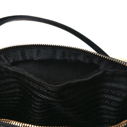 Prada Vitello Drive Shoulder Bag Black 9 of 9