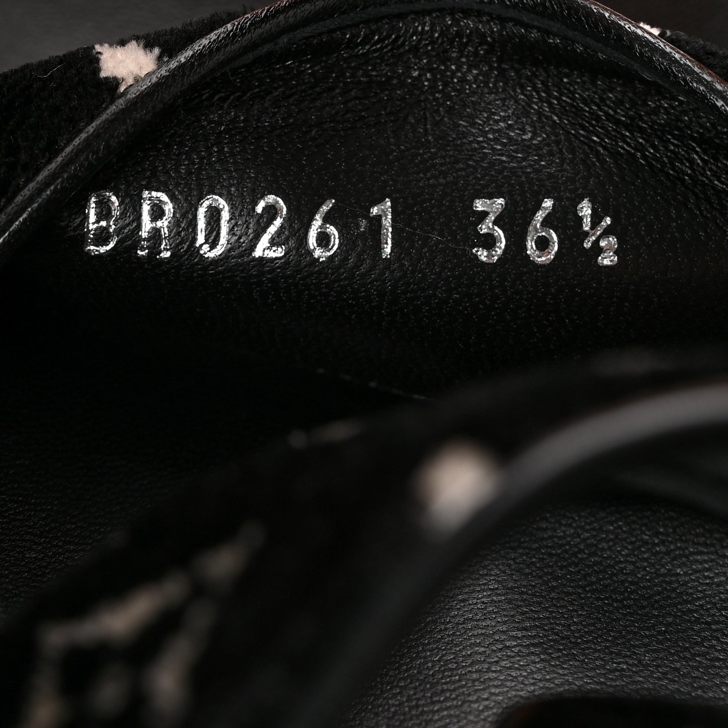 Velvet Monogram Jumbo Flatform Mule Sandals 36.5 Black White