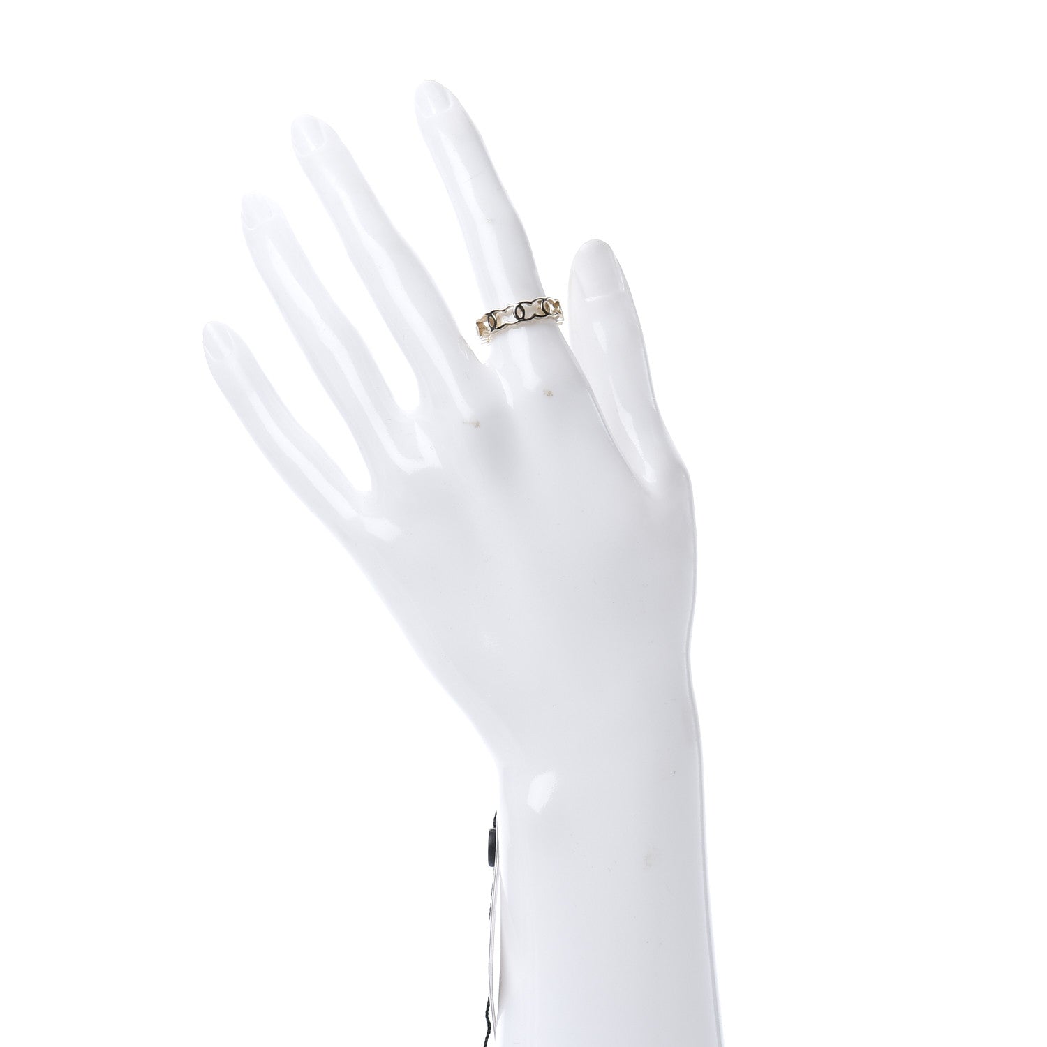 Chanel Metal CC Ring 50 5.25 Gold 2 of 4