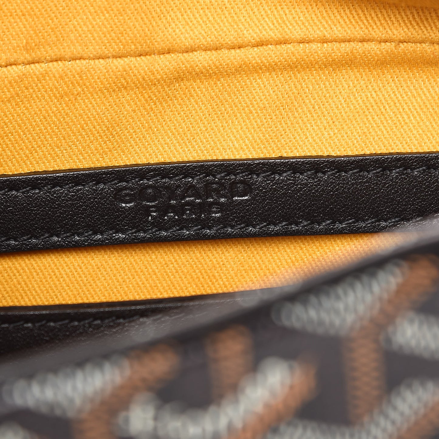 Goyardine Sac Cap Vert Black
