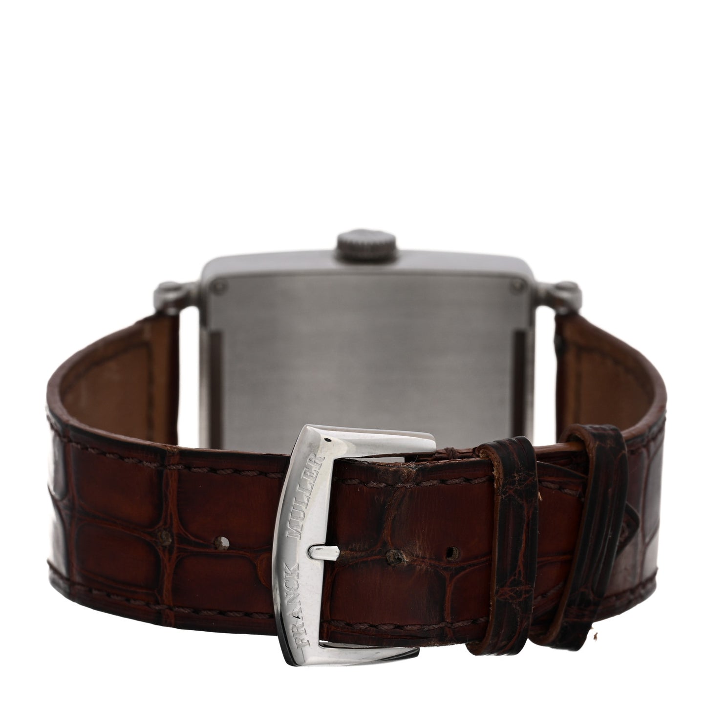 Stainless Steel Alligator 36.5mm Master Square Automatic Watch 6002HQZ