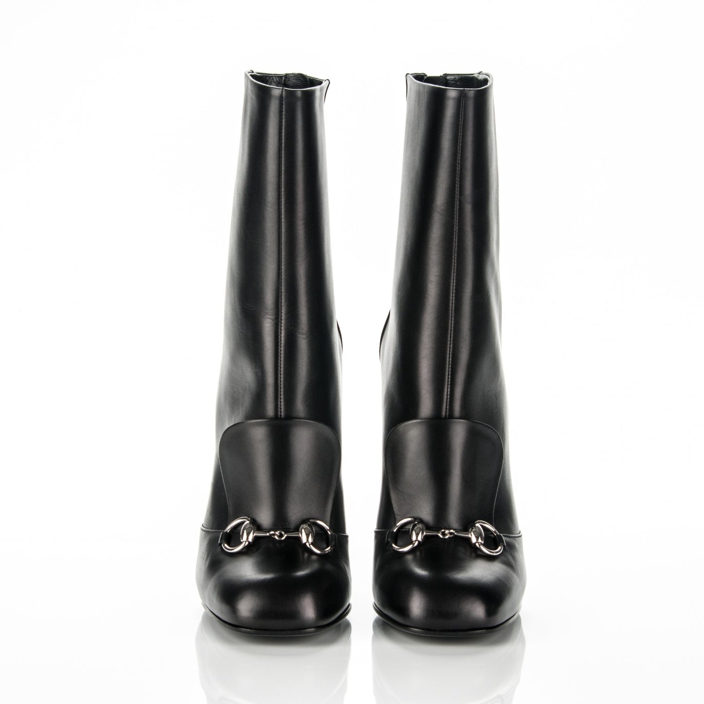 Calfskin Twiggy Boots 39.5 Black