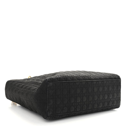 Christian Dior Nylon Cannage Large Lady Dior Black 4 of 13