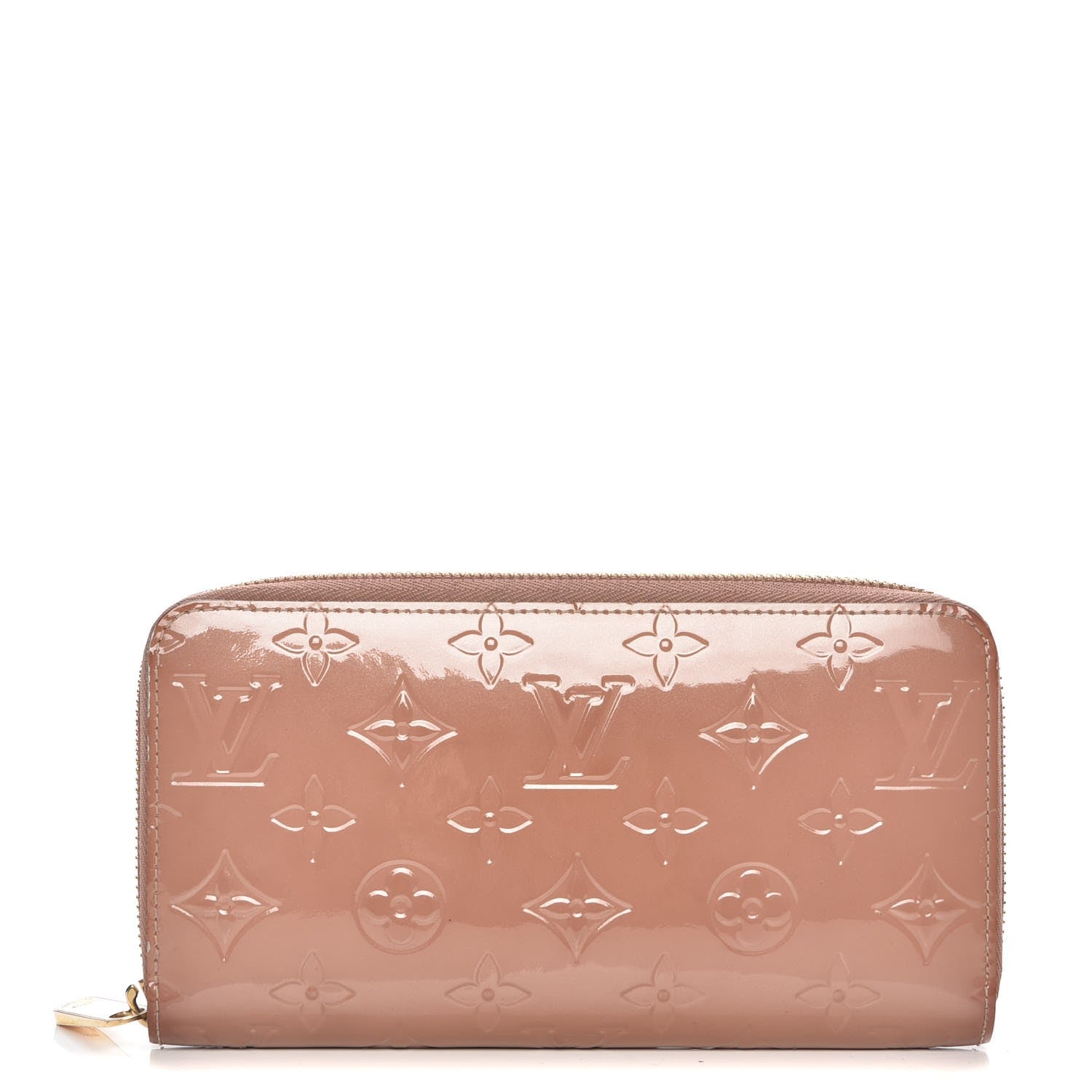 Louis Vuitton Vernis Zippy Wallet Rose Velours 1 of 12