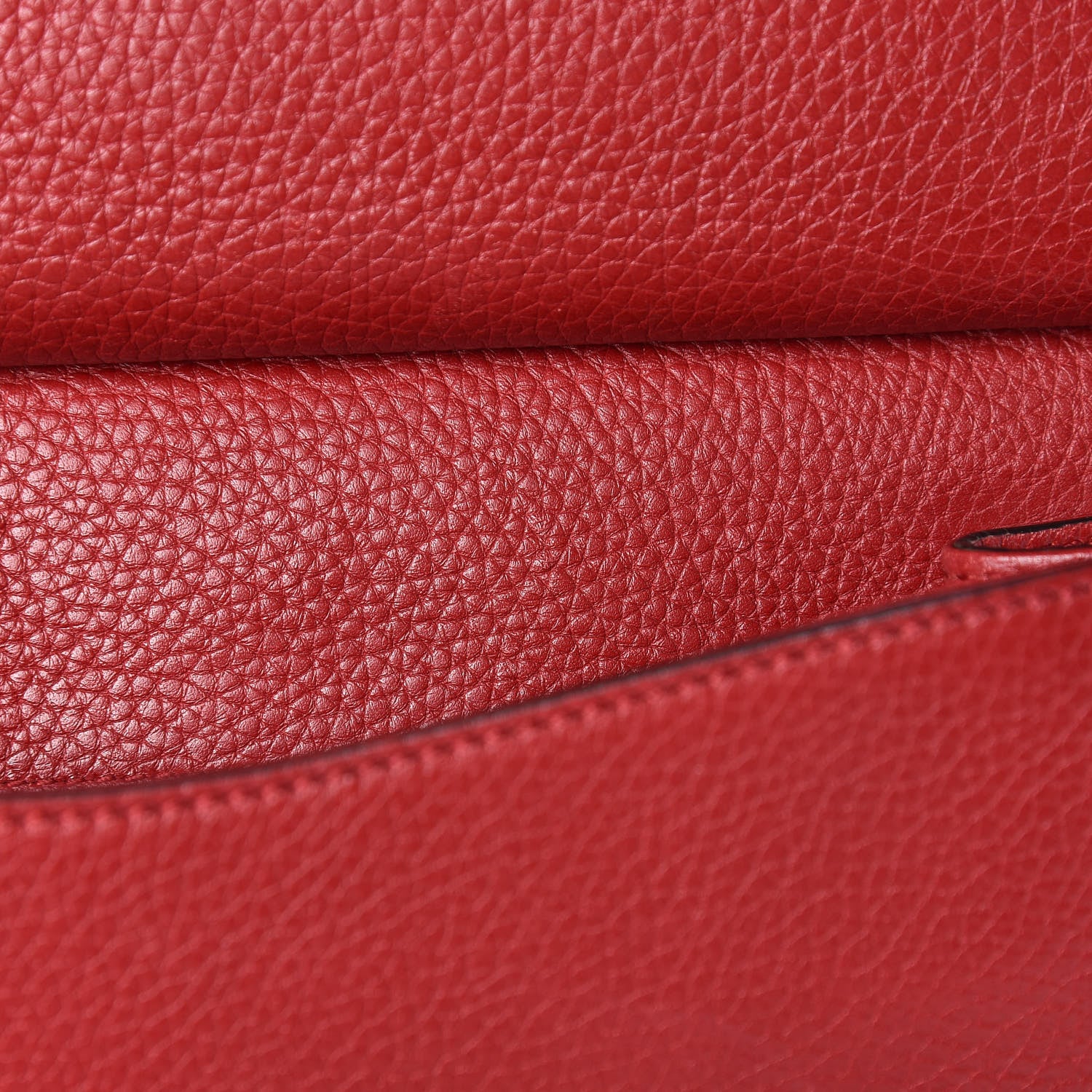 Gucci Calfskin Small GG Marmont Top Handle Bag Vulcanic Red 11 of 18