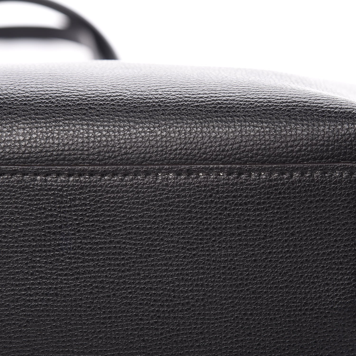 Burberry Grainy Calfskin Haymarket Check Medium Reversible Tote Black 14 of 21