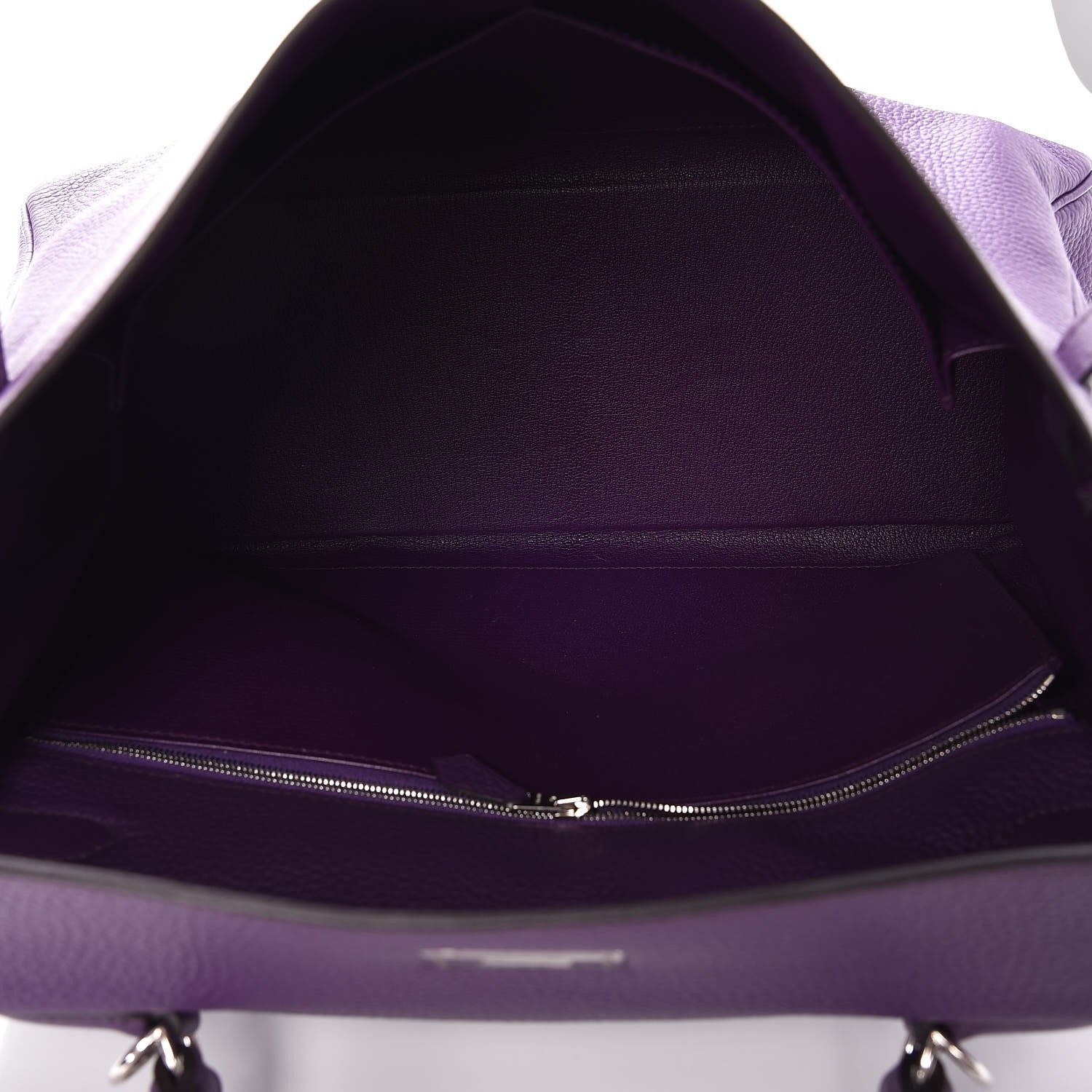 Hermes Taurillon Clemence Kelly Retourne 35 Ultraviolet 8 of 34