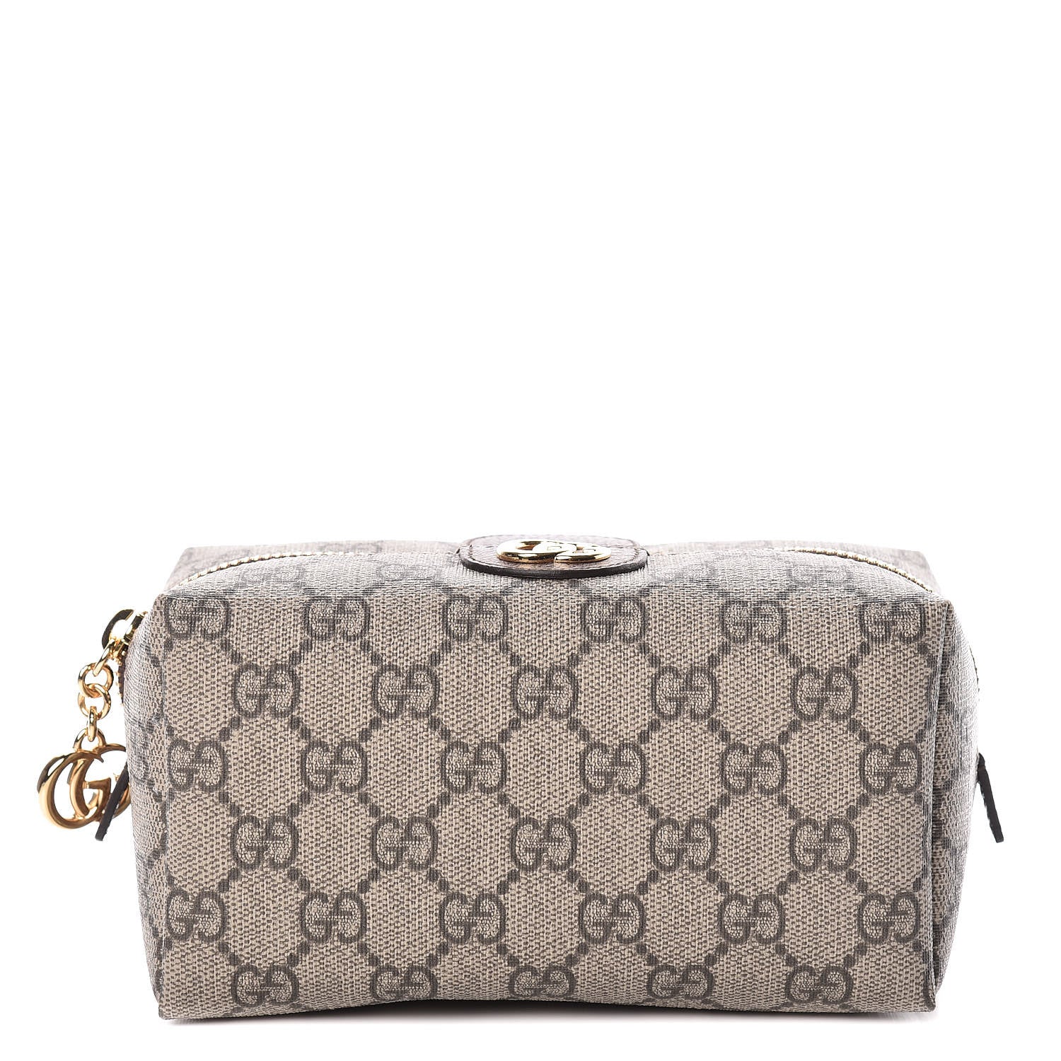 Gucci Soft GG Supreme Monogram Calfskin Medium Ophidia Cosmetic Case Beige Ebony New Acero 1 of 10