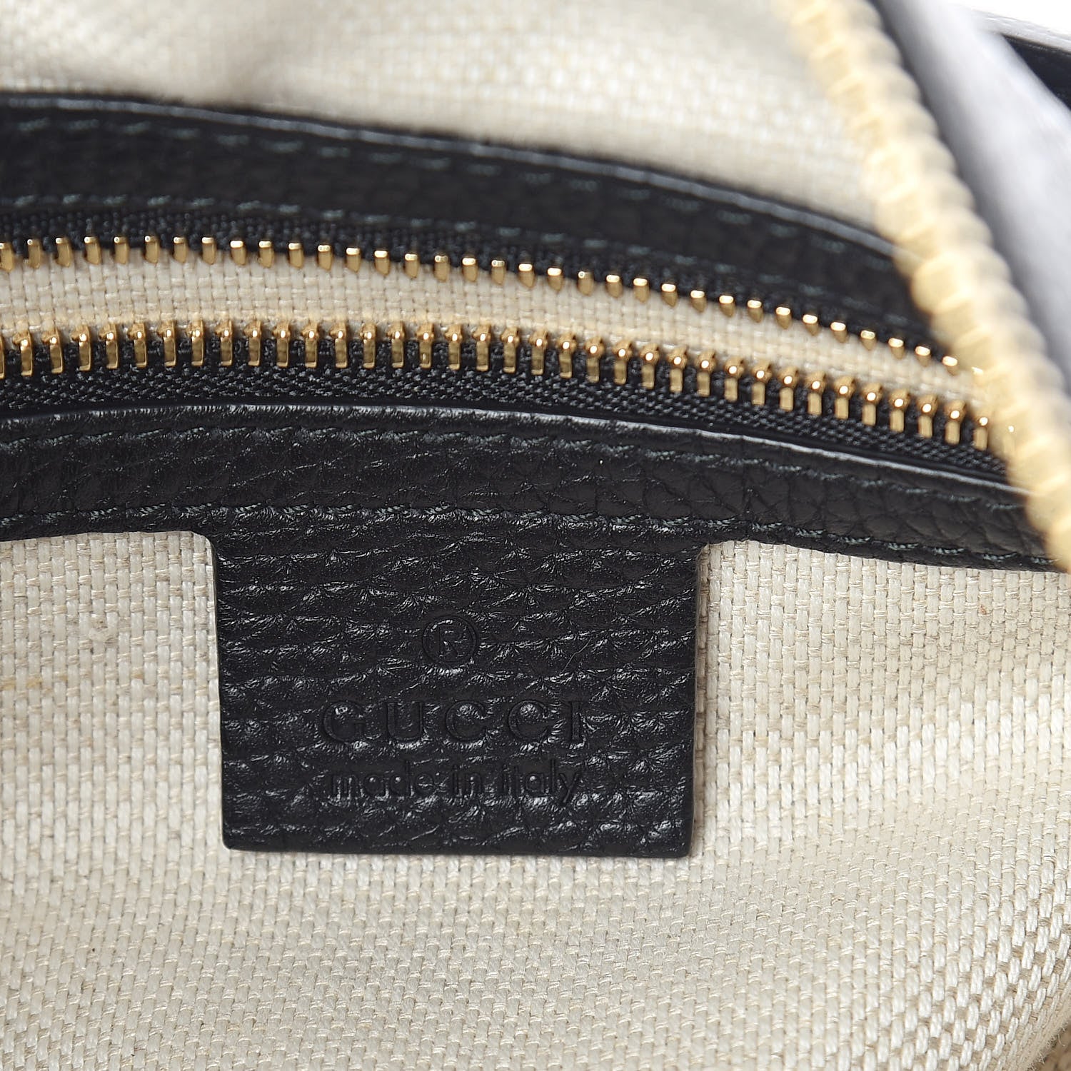 Gucci Pebbled Calfskin Large Soho Hobo Black 6 of 9