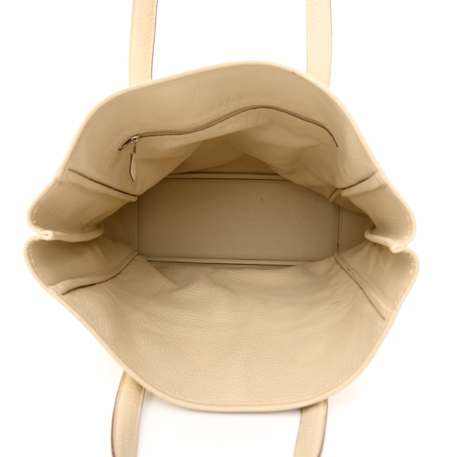 Hermes Taurillon Clemence Victoria II Cabas 35 Parchemin 5 of 11