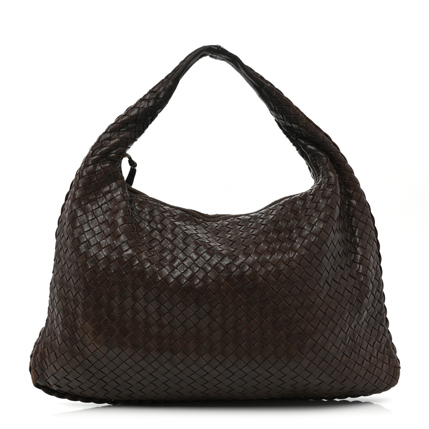 Bottega Veneta Nappa Intrecciato Large Veneta Hobo Ebano 1 of 7