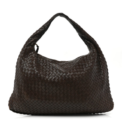 Bottega Veneta Nappa Intrecciato Large Veneta Hobo Ebano 1 of 7