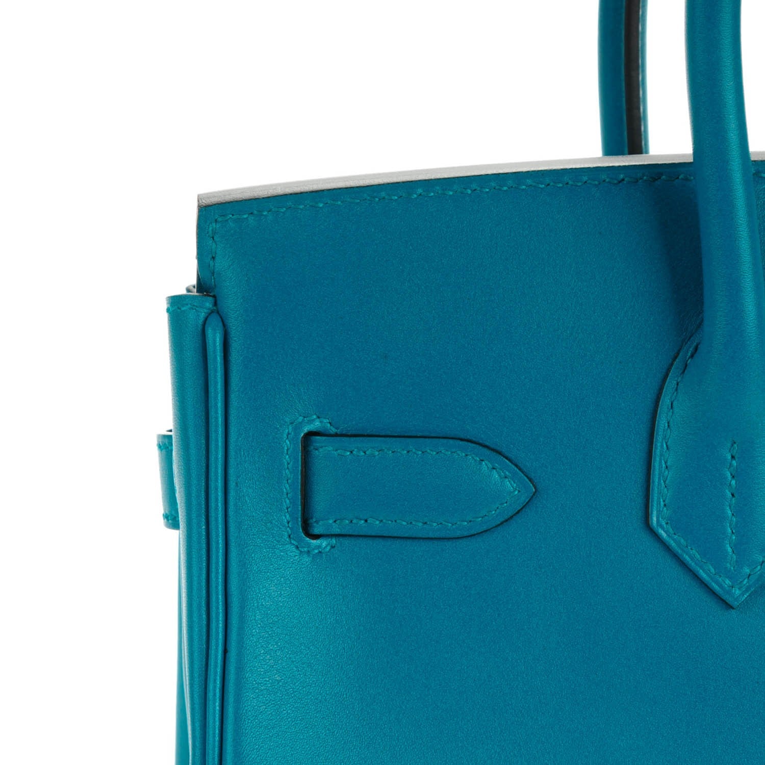 Hermes Tadelakt Birkin 30 Bleu Izmir 19 of 25