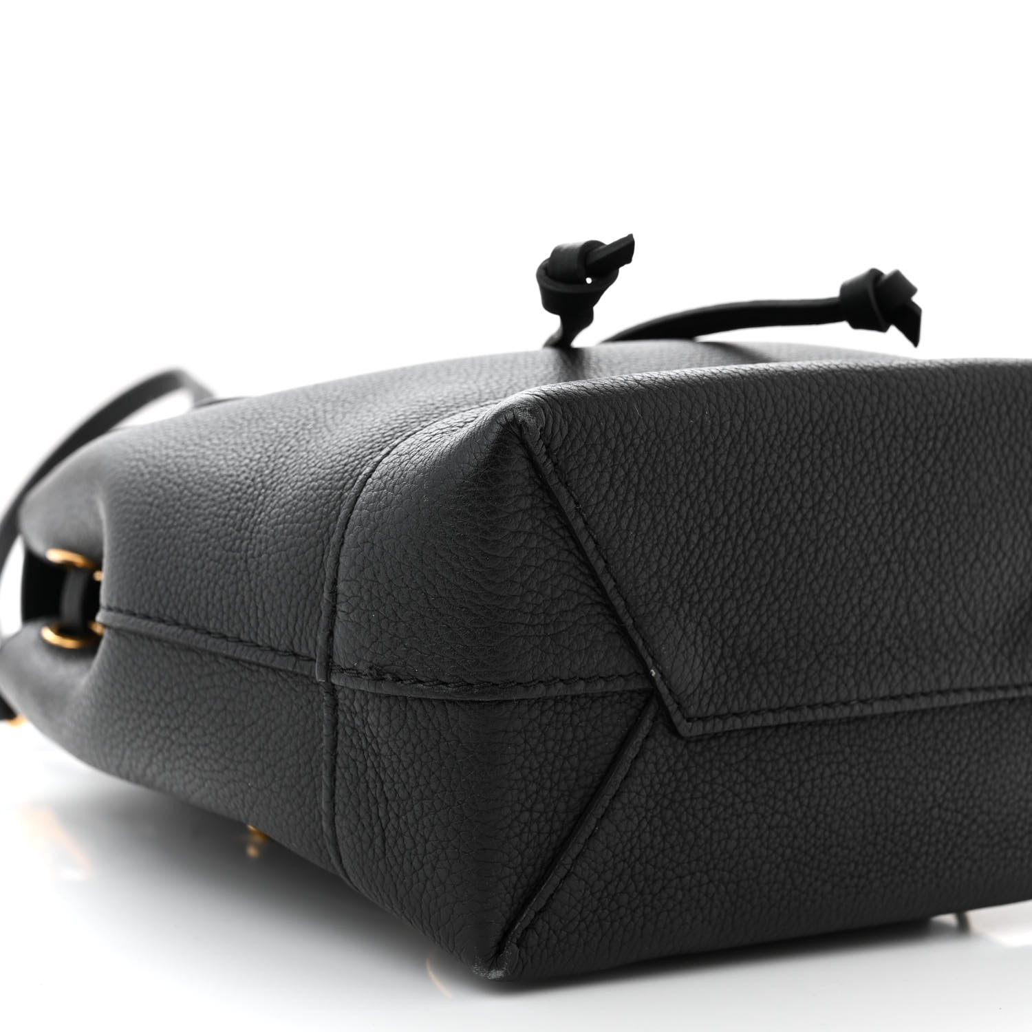Louis Vuitton Calfskin Lockme Mini Backpack Black 9 of 10