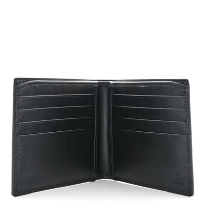 Gucci Plutone Calfskin Logo Bi-Fold Wallet Black 5 of 8