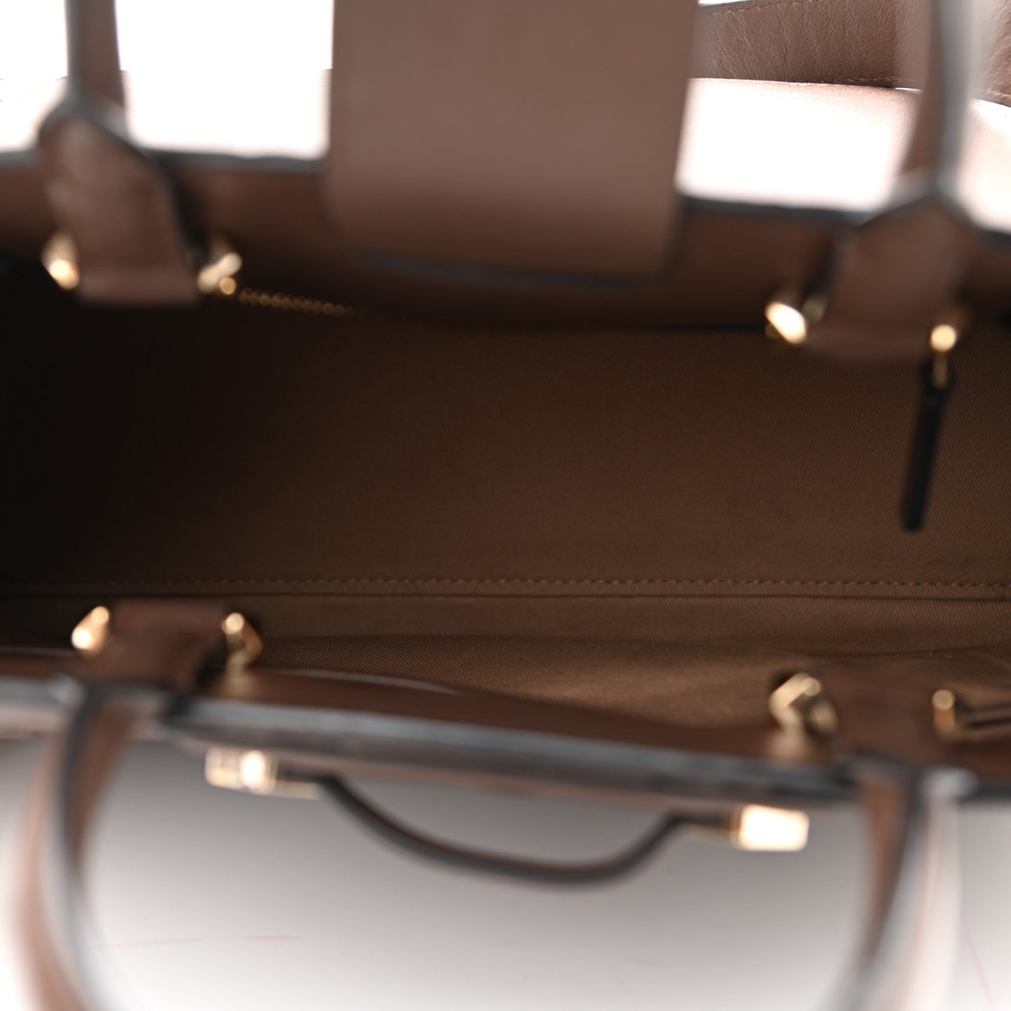 Calfskin Ottomar Monogram Medium Essential Tote Chestnut