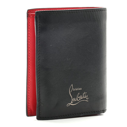 Christian Louboutin Calfskin Spiked Paros Wallet Black 3 of 8