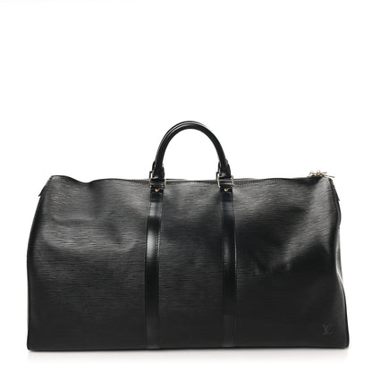 Louis Vuitton Epi Keepall 55 Black 1 of 11