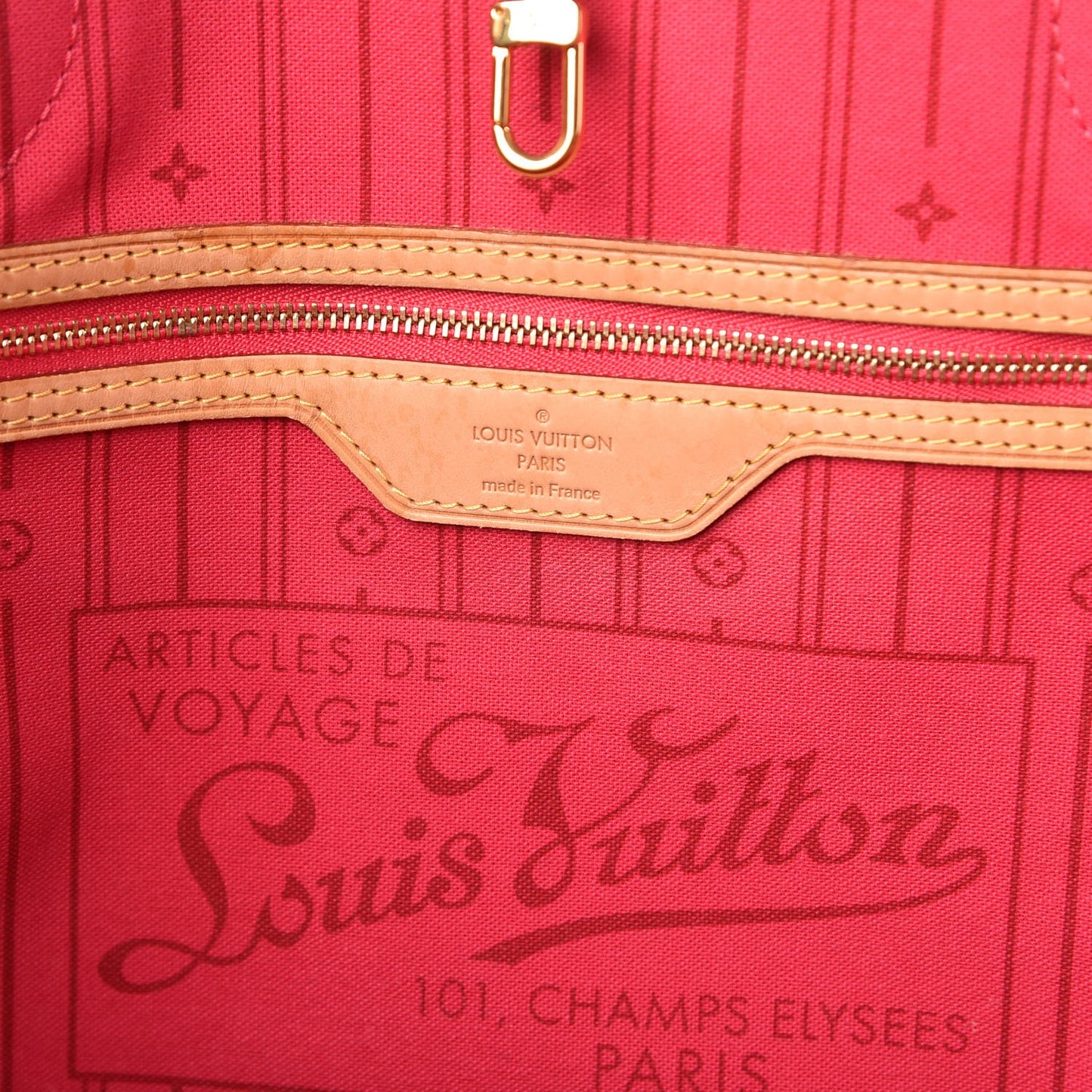 Monogram My LV Heritage Neverfull GM Fuchsia White