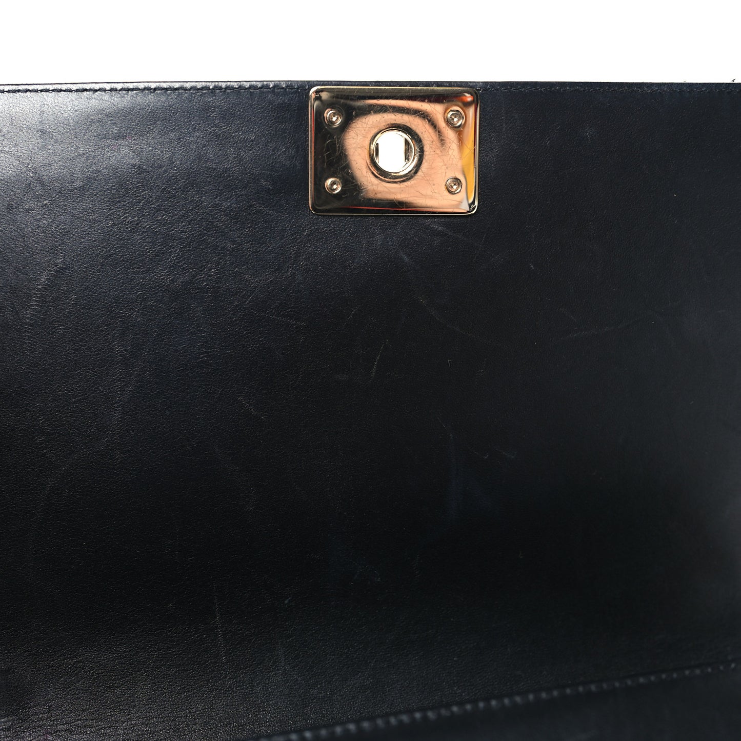 Lambskin Quilted New Medium Boy Flap Black
