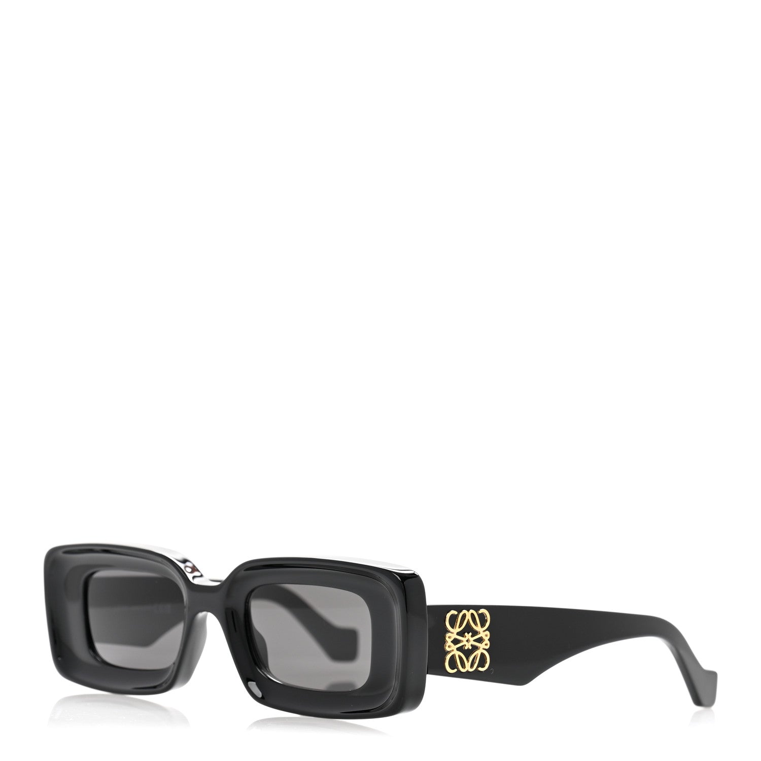 Loewe Acetate Rectangular Sunglasses LW40101I Black 1 of 8