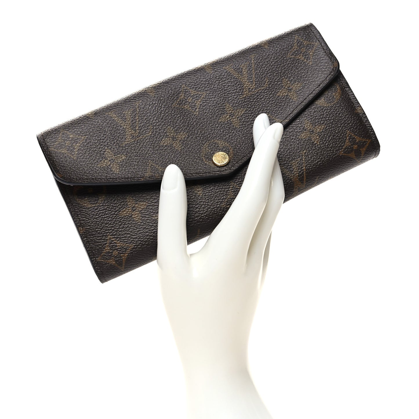 Monogram Sarah Wallet NM Coquelicot