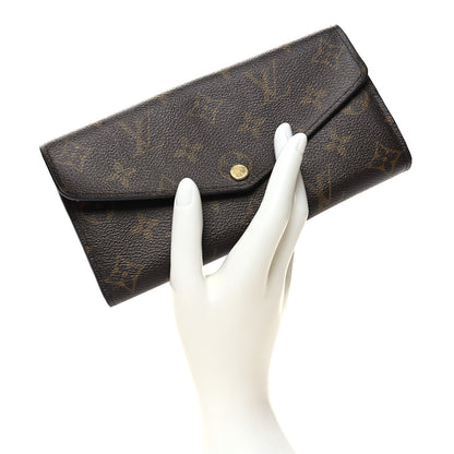 Louis Vuitton Monogram Sarah Wallet NM Coquelicot 2 of 7
