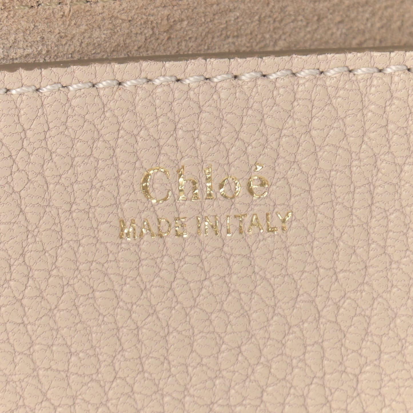Grained Lambskin Mini Drew Shoulder Bag Biscotti Beige