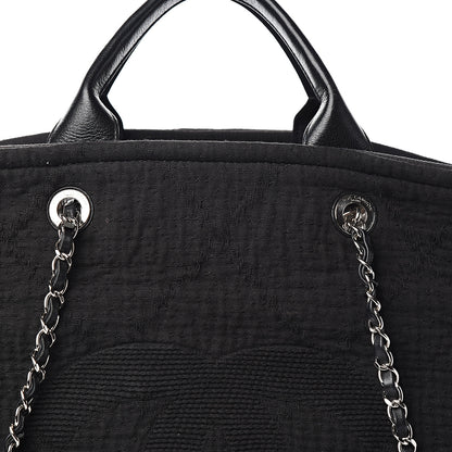 Chanel Canvas Extra Large Double Face Shopping Tote Black 9 of 9
