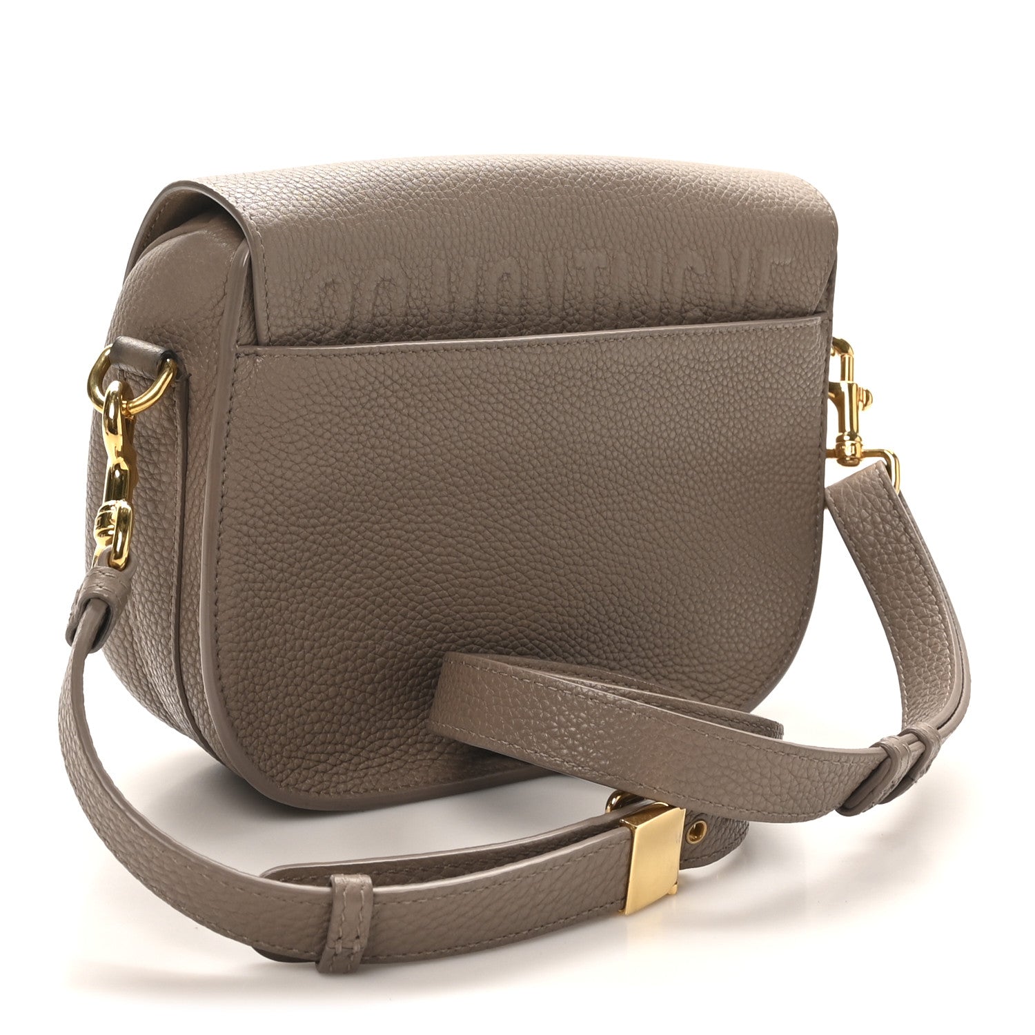 Christian Dior Grained Calfskin Medium Bobby Flap Warm Taupe 3 of 9