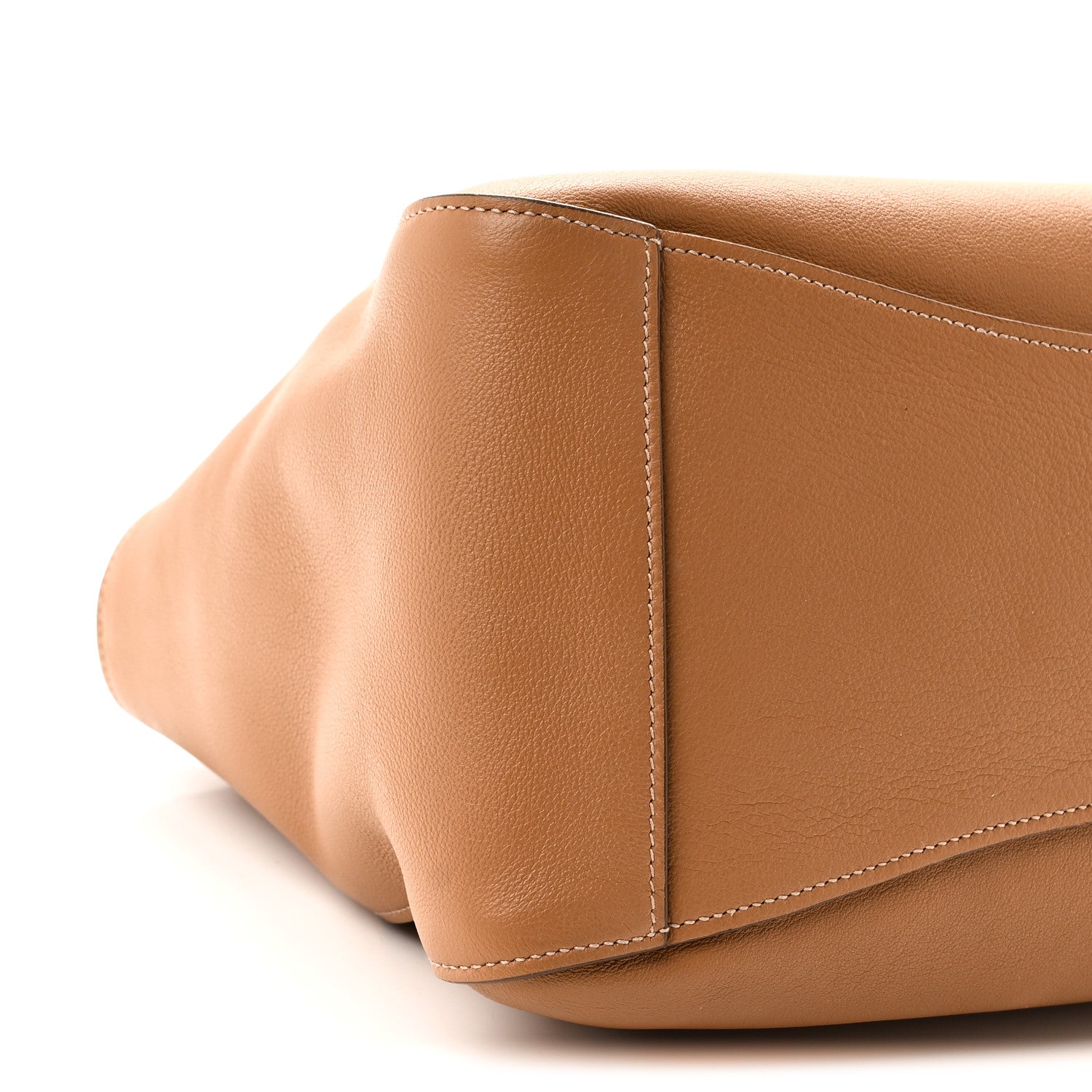 Prada Soft Grain Calfskin Shopping Tote Caramel 8 of 9