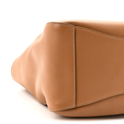 Prada Soft Grain Calfskin Shopping Tote Caramel 8 of 9