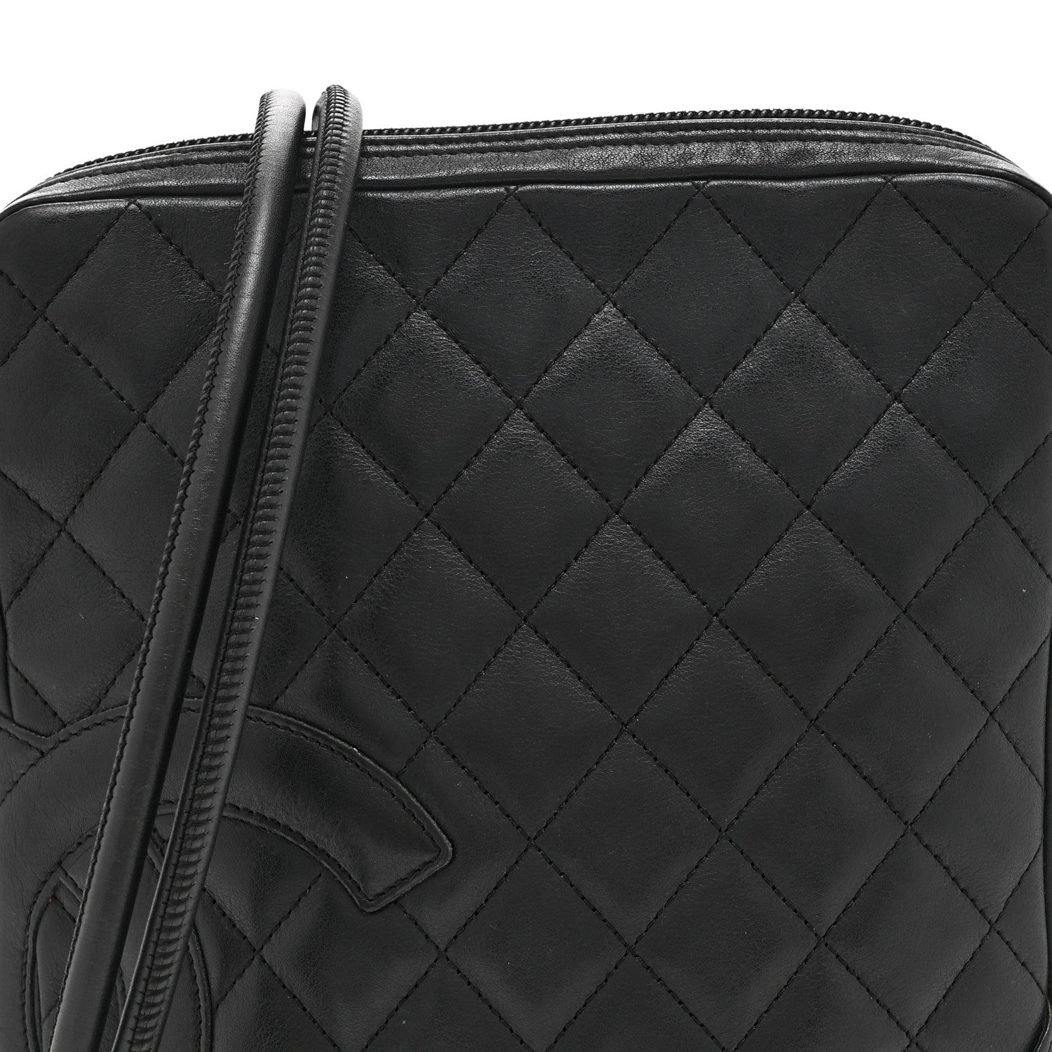 Chanel Calfskin Quilted Medium Cambon Messenger Black 8 of 10